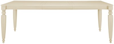 Claire White Rectangular Table