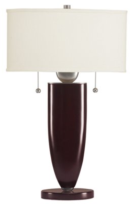 Dk Brown Table Lamp