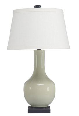 Lt Green Table Lamp