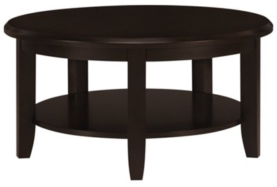 Torino2 Dark Tone Round Coffee Table