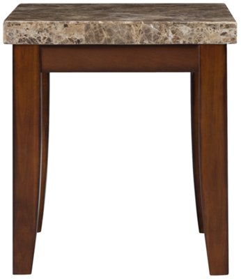 Marble Square End Table