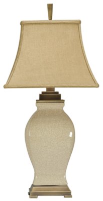 Beige Table Lamp