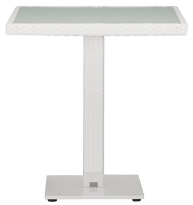 White 27" Square Table