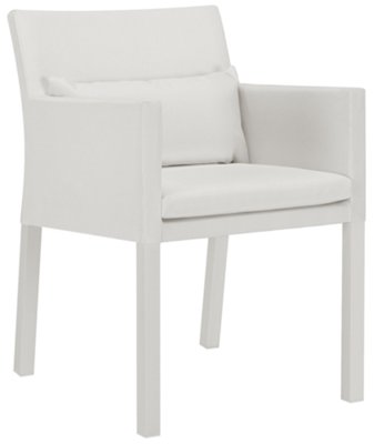 White Cushioned Chair