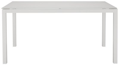 White 60" Rectangular Table