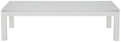 White Rectangular Coffee Table