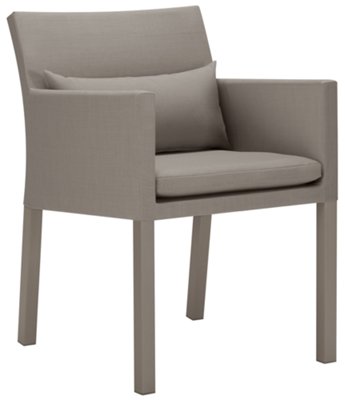 Khaki Cushioned Chair