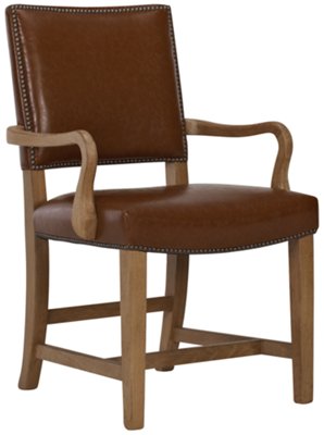 Light Tone Upholstered Arm Chair