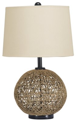 Lt Brown Table Lamp