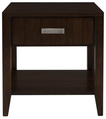 Pacifica Dark Tone Storage End Table
