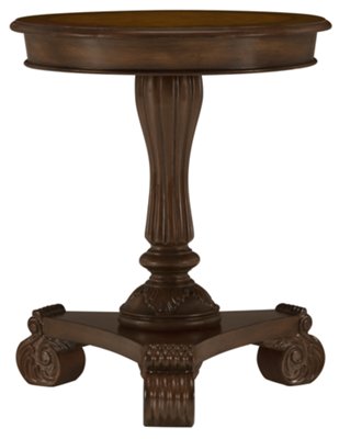 Gail Mid Tone Pedestal Table