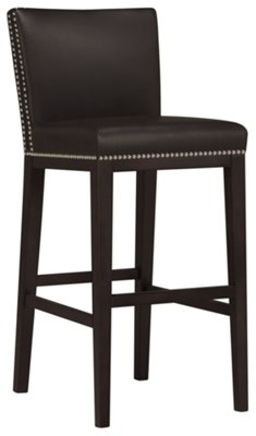 Dk Brown Bonded Leather 30" Upholstered Barstool