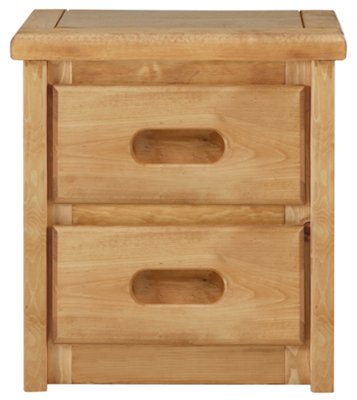 Mid Tone Small Nightstand