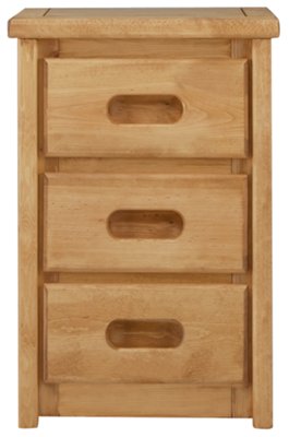 Mid Tone Large Nightstand