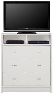 Gianna White Media Chest