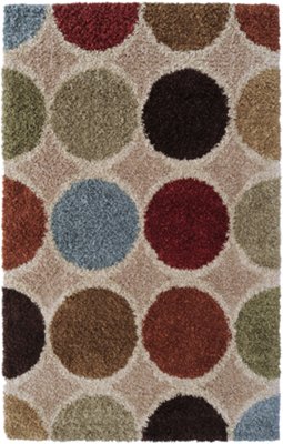 Dot Multi 5X8 Area Rug