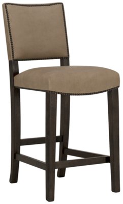 Dark Tone 24" Upholstered Barstool