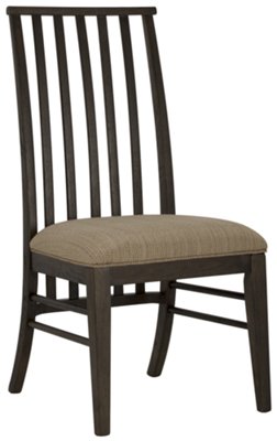 Dark Tone Wood Side Chair