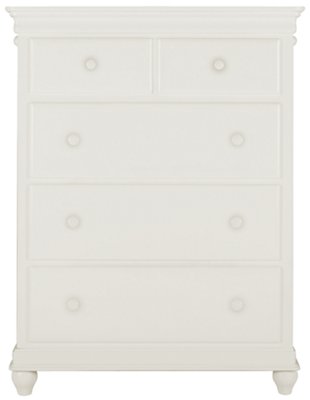 Adrian White Drawer Chest