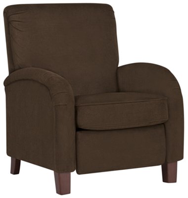 Darla Dk Brown Microfiber Recliner