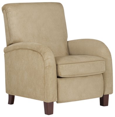Dk Taupe Microfiber Recliner