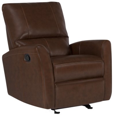 Md Brown Bonded Leather Rocker Recliner