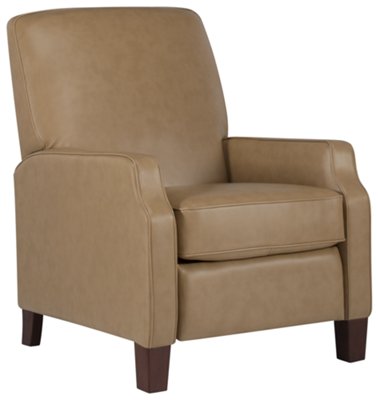 Taupe Bonded Leather Recliner