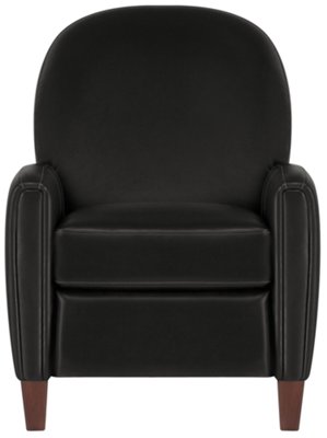 Alexa Black Bonded Leather Recliner