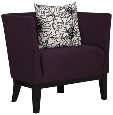 Sasha Dk Purple Microfiber Chair