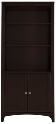 Corbin Dark Tone Door Bookcase