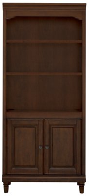Tilman Mid Tone Door Bookcase