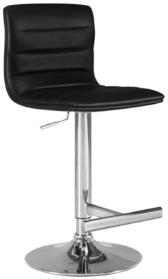Motivo Black Adjustable Stool