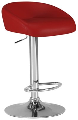 Fargo Red Adjustable Stool