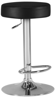 Paris Black Adjustable Stool