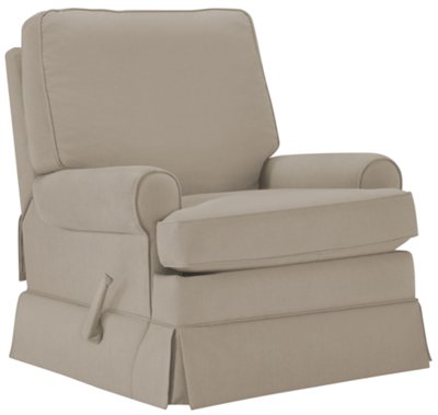 Levi Khaki Cotton Glider Recliner
