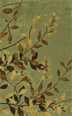 Lt Green 8X10 Area Rug