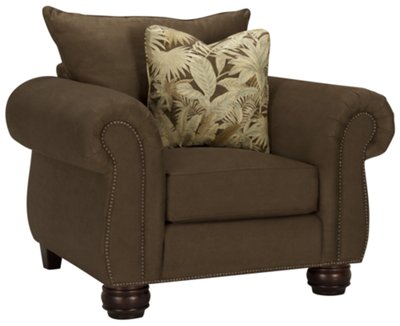 Winds Dk Green Microfiber Chair