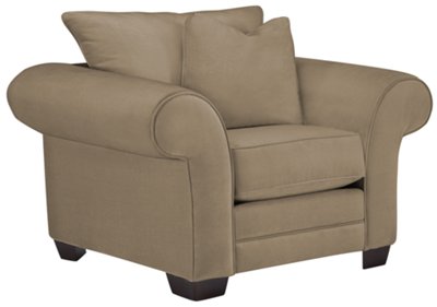 Dk Taupe Microfiber Chair