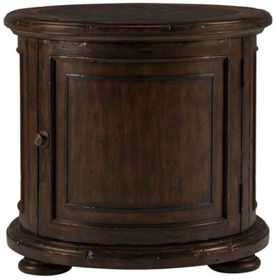 Marquis Dark Tone Storage End Table