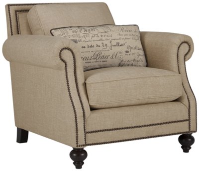 Brae Lt Brown Fabric Chair
