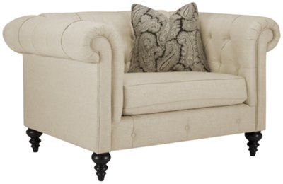 Gallagher Lt Beige Fabric Chair