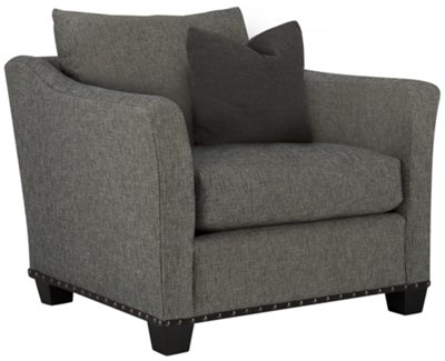 Manhattan Dk Gray Fabric Chair