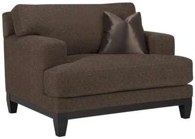 Barrie Dk Brown Fabric Chair