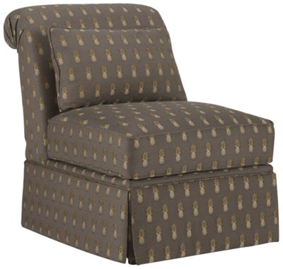 Farrah Dk Gray Fabric Accent Chair