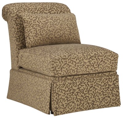 Farrah Lt Taupe Fabric Accent Chair