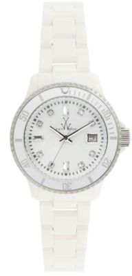 ToyWatch White Dial w/ Crystal Markers (Women's)