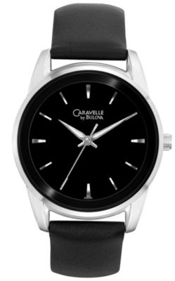 Caravelle Sport Black Dial and Strap (Men's)