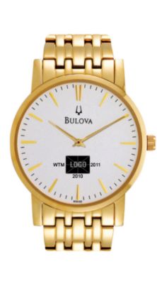 Bulova Dress Goldtone Band (Men's)