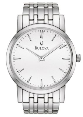 Bulova White Dial SS Bracelet (Men's)