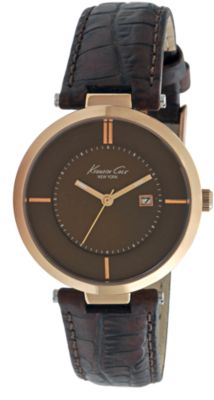 Kenneth Cole Brown Strap and Dial (Women's)